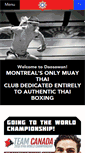 Mobile Screenshot of daosawanmuaythai.ca